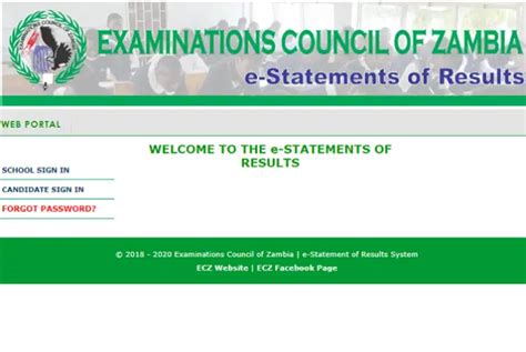 e statement of results|ECZ e Statement of Results 2022 PDF – How to .